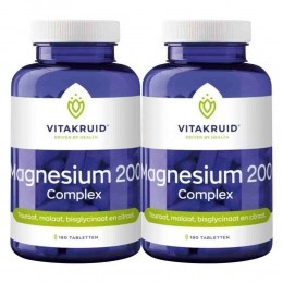 GratisVerzending2xVitakruidMagnesium200Complex180tabletten