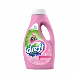 4xDreftVloeibaarWasmiddelDelicateWool21Wasbeurten945ml