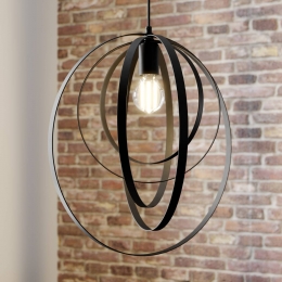 LuminexHanglampRingo1-lampzwart