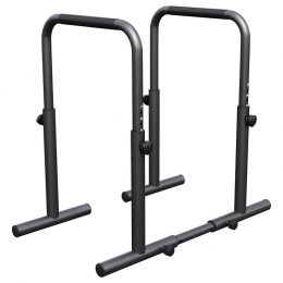 DipBars-VerstelbareHoogte-Belastbaartot500kg-Pushupstandbar-Parallettes-Zwart-GorillaSports