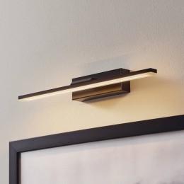 MCJLEDwandlampMiroir40cmzwart3000K