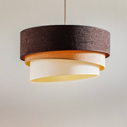 DuollaHanglampDevonbruinbeigeecrugoud45cm