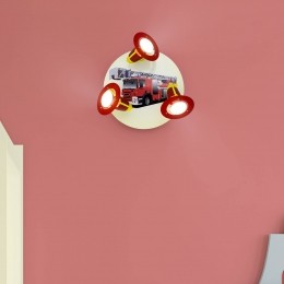 ElobraWandlampBrandweerautorood-geel3-lamps