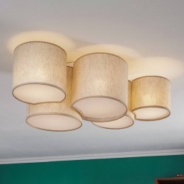 TKLightingPlafondlampMonaNature5-lampslinnennaturel