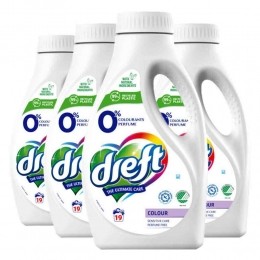 4xDreftVloeibaarWasmiddel0GekleurdeWas19Wasbeurten988ml