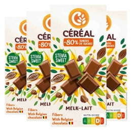 4xCralChocoladeTabletMelk-Chocolade85gr
