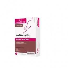 NoWormProOntwormingTablettenKatvanaf2kg4tabletten