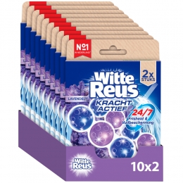 10xWitteReusToiletblokKrachtActiefLavendel2stuks