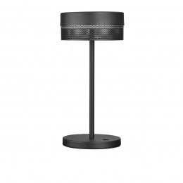 HELLLEDtafellampMeshoplaadbarebatterijhoogte30cmzwart