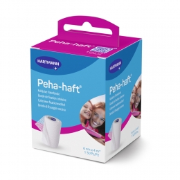 Peha-HaftFixatiezwachtelLatexvrijeZelfhechtendeVerbandfixatie6cmx4m