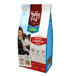 HobbyFirstCanexAdultHondenvoerSalmonMiniGrainfree3kg
