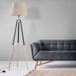TKLightingVloerlampVaioNaturedriepoothoutenframebeige
