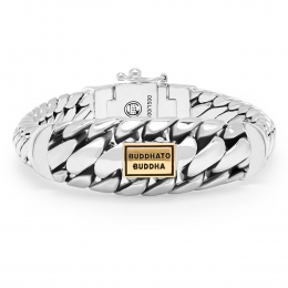 BUDDHATOBUDDHA845-BenLimitedSilverGold14kt-Armband-lengte19cm