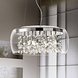 IdealluxHanglampAudivantransparanteglas50cm