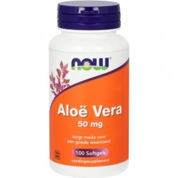 GratisVerzendingNOWAloVera50mg100softgels