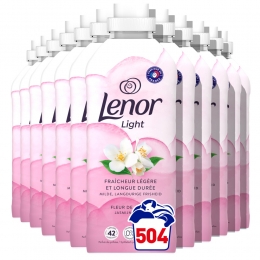 12xLenorWasverzachterJasmijnbloem42Wasbeurten882ml
