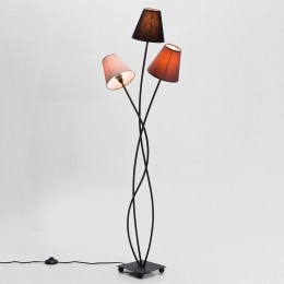 KareFlexibele3-lampsvloerlampMoccaTre
