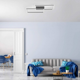JUSTLIGHTLEDplafondlampIvendimzwart605x325cm