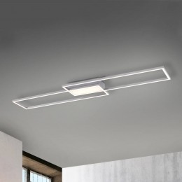 JUSTLIGHTLEDplafondlampAsminCCTstaal1095x257cm