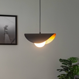 OpviqHanglampVatoz28661-lampzwartopaalglas