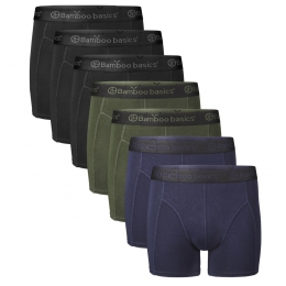 BambooBasicsBoxershorts7PackBamboo3Black2Navy2ArmyS