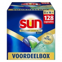 8xSunBrilliantShineAll-in1Vaatwascapsules16stuks