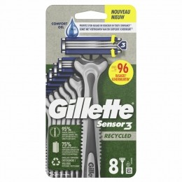 GilletteWegwerpmesjesSensor3Recycled8stuks