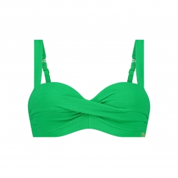 Twistedbikinitopbrightgreenreliefmaat44E90E