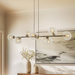 EMIBIGLIGHTINGHanglampGlassy8-lampszwarthelderglasE14