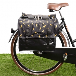 DubbelefietstasClassicGoldBirds46L