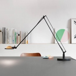 LuceplanBerenicetafellamp15cmzwart-geel