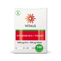 GratisVerzending2xVitalsVitamineB12MetFolaat100zuigtabletten