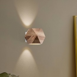 EnvostarPeachPuffwandlamppolyederhout1-lamp