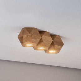 EnvostarPeachPuffplafondlamppolyeder3-lamp