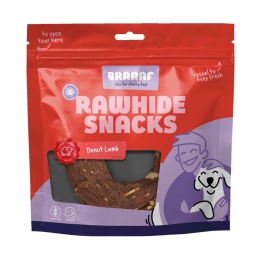 BraaafDonutHondensnackLamVis10-12cm115gr