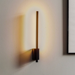 QuitaniLEDwandlampToluverticaalzwarthoogte45cm