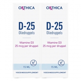 GratisVerzending2xOrthicaVitamineD-25Oliedruppels15ml