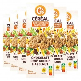 6xCralChocolateChipCookieHazelnoot130gr