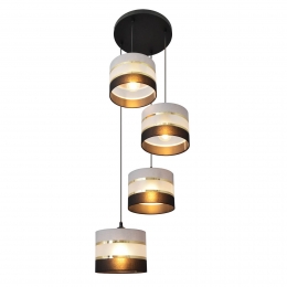HELAMHanglampHelengrijs-zwart-goudrond4-lamps
