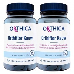 GratisVerzending2xOrthicaOrthiflorKauwProbiotica60kauwtabletten