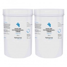 2xBipharmaVaselineCetomacrogolcrme500gr