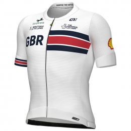 BRITSNATIONAALTEAMRace2025fietsshirtmetkortemouwenvoorherenMaatXL