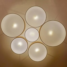 EulunaLodgeplafondlamp6-lampsbeige