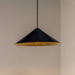 Eko-LightFujihanglampcomposietvezelzwartgoudkleurig50cm