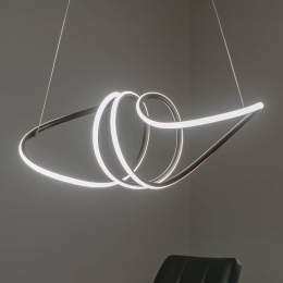 Eko-LightLEDhanglampLocakunststofzwart56Wlengte70cm