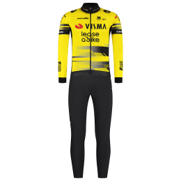TEAMVISMALEASEABIKE2025Setwinterfietsjacklangekoersbroekset2