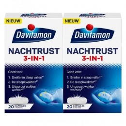 GratisVerzending2xDavitamonNachtrust3-in-120capsules