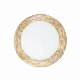 KolarzSerenaplafondlampcrmekleurig40cmmetaalglas