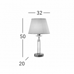 KolarzImperialtafellamphoogte50cmmessingkleurig