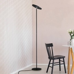 FISCHERHONSELLEDvloerlampBeverzwartmetaalCCTdimbaar180cm